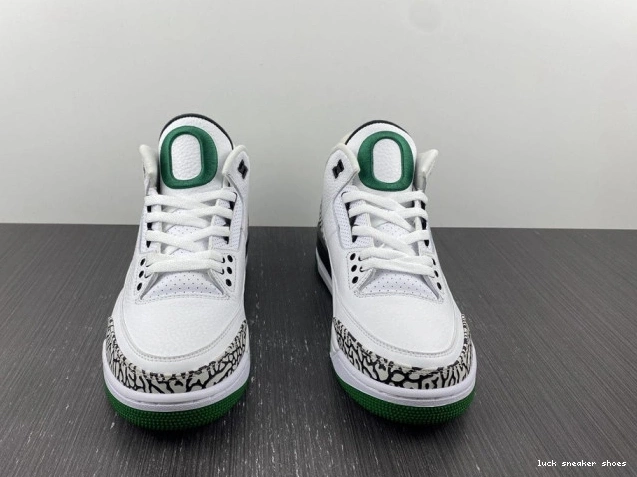 Cheap LUCY Crew White Oregon Ducks 594282233 Jordan 3 Retro Pit 0725